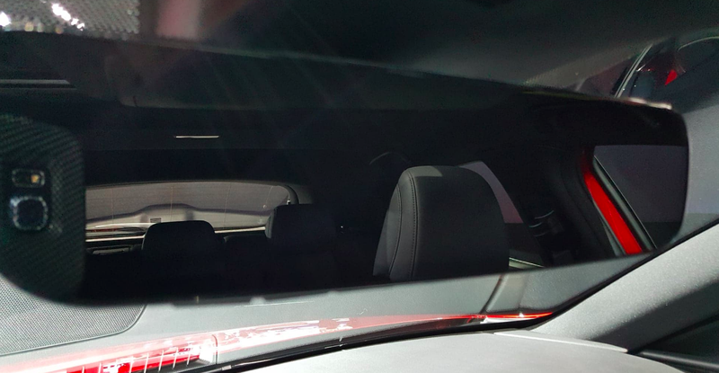 Illustration for article titled The 2019 Mazda 3 Hatch's Rear Visibility Is Precisely as Bad as You Think It Is